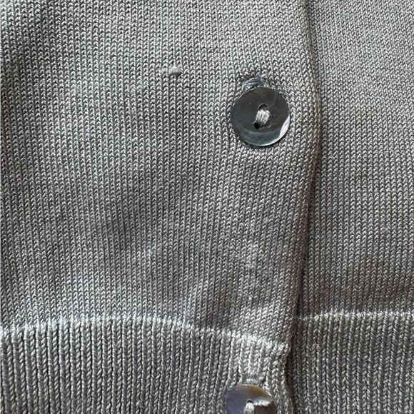 Silx by August Silk Blue Faux Fur Cardigan Women's Size Large - Picture 7 of 9